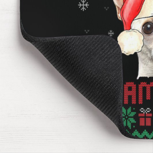 This Is My Ugly Xmas Pajama Chihuahua Dog T Shirt  Muismat (Hoek)