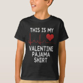 This Is My Valentine Pajama Shirt Funny Valentine' (Voorkant)