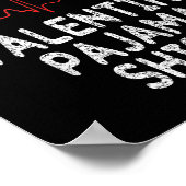 This Is My Valentine Pajama Shirt Funny Valentine' Poster (Hoek)