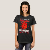 This Is My Valentines Basketball Pajama For Kids B T-shirt (Voorkant volledig)