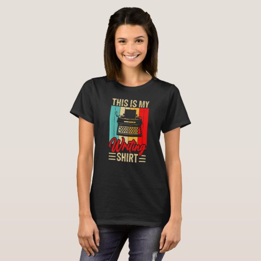 This Is My Writing   Published Author Book Writer T-shirt (Voorkant volledig)