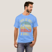 This Is Not A Drill Retro Funny Hammer Mens Dad Jo T-shirt (Voorkant volledig)