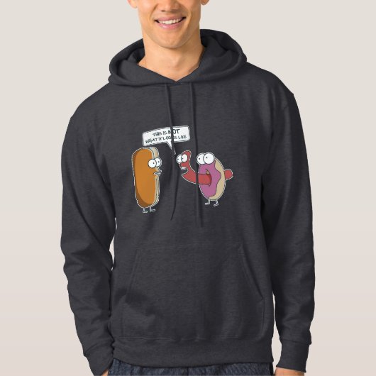 This is not what it looks like hoodie (Voorkant)