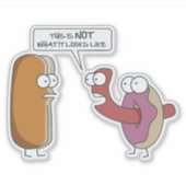 This is not what it looks like sticker (Voorkant)