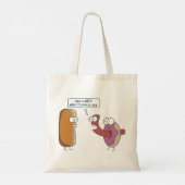 This is not what it looks like tote bag (Achterkant)