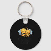 This Is Our Cuddle Shirt Cute Bees Couple  Sleutelhanger (Voorkant)