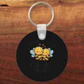 This Is Our Cuddle Shirt Cute Bees Couple  Sleutelhanger (Voorkant)