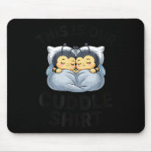 This Is Our Cuddle Shirt Cute Bumble Bee Couple  Muismat (Voorkant)