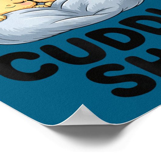 This Is Our Cuddle Shirt Cute Bumble Bee Couple  Poster (Hoek)