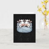 This Is Our Cuddle Shirt Cute Cow Couple Matching Kaart (Gele Bloem)