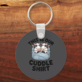 This Is Our Cuddle Shirt Cute Cow Couple Matching Sleutelhanger (Voorkant)
