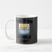 This Is Our Cuddle Shirt Cute Cozy Duck Couple  Koffiemok (Links)