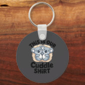 This Is Our Cuddle Shirt Cute Koala Couple Sleutelhanger (Voorkant)