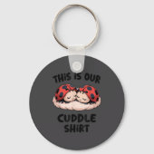 This Is Our Cuddle Shirt Cute Ladybug Couple  Sleutelhanger (Voorkant)