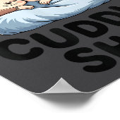 This Is Our Cuddle Shirt Cute Monkeys  Poster (Hoek)