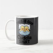 This Is Our Cuddle Shirt Cute Romantic Duck Couple Koffiemok (Links)
