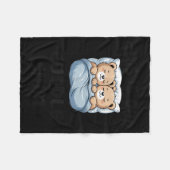 This Is Our Cuddle Shirt Cute Teddy Bear Couple  Fleece Deken (Voorkant (Horizontaal))