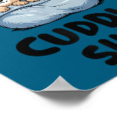 This Is Our Cuddle Shirt Cute Teddy Bear Couple  Poster (Hoek)