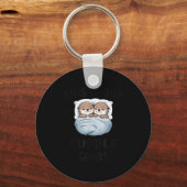 This Is Our Cuddle Shirt Otter Couple Cute  Sleutelhanger (Voorkant)