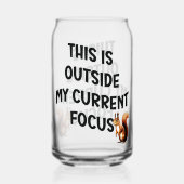 This Is Outside My Current Focus Squirrel Blikvorm Glas (Achterkant)