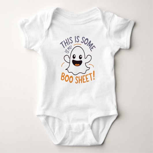 This-Is-Some-Boo-Sheet boo Romper (Voorkant)