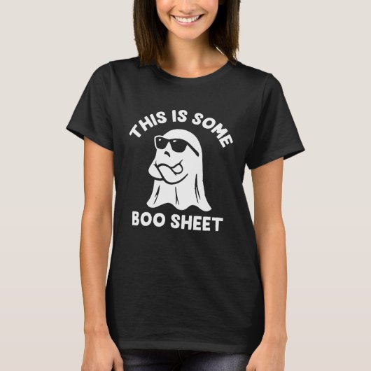This is Some Boo Sheet Funny Halloween Ghost T-shirt (Voorkant)