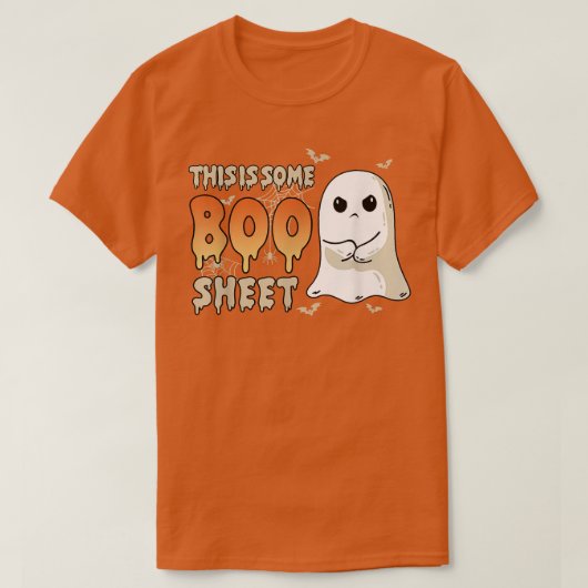 This Is Some Boo Sheet Halloween Ghost Funny Costu T-shirt (Design voorkant)