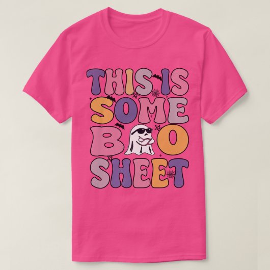 this is some boo sheet halloween ghost t-shirt (Design voorkant)