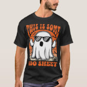 This Is Some Boo Sheet Retro Ghost Halloween T-shirt (Voorkant)