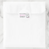 This Is Some Boo Sheet - Schattig Ronde Sticker (Tas)
