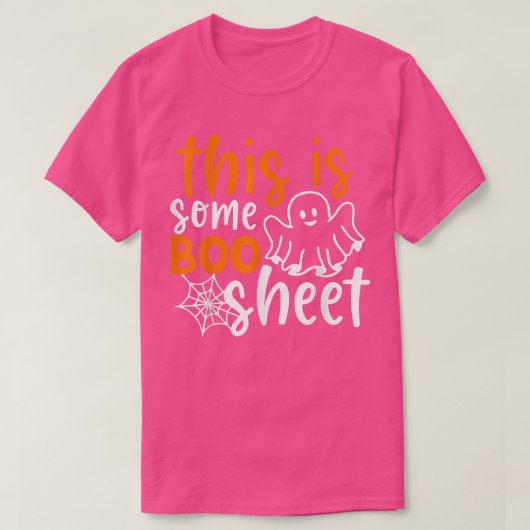 This Is Some Boo Sheet Shirt Funny Halloween Ghost (Design voorkant)
