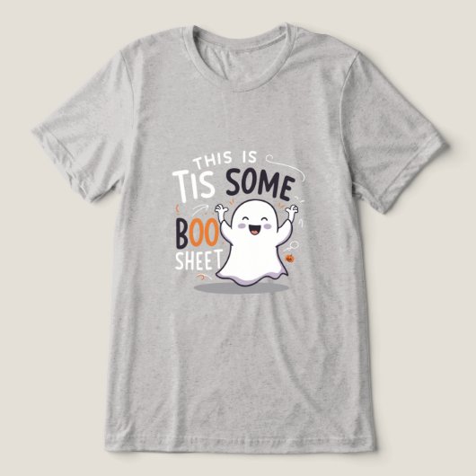 This-Is-Some-Boo-Sheet Tri-Blend Shirt (Design voorkant)