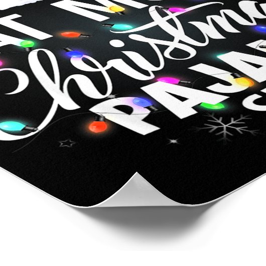 This Is The Cat Mom Christmas Pajama Shirt Men Wom Poster (Hoek)