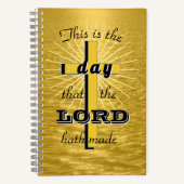 This is the Day Golden Spiral Notebook Journal Notitieboek (Voorkant)