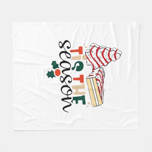 This Is The Season Christmas Fleece Deken (Voorkant (Horizontaal))