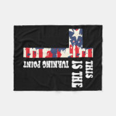 This Is The Turning Int Christian Design  Fleece Deken (Voorkant (Horizontaal))