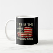 This Is The Turning Int Faith Cross Us Flag Patrio Koffiemok (Links)
