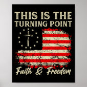 This Is The Turning Int Patriotic Christian Faith  Poster (Voorkant)