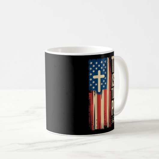 This Is The Turning Int Patriotic Faith Usa  Koffiemok (Voorkant rechts)