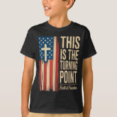 This Is The Turning Int Patriotic Faith Usa  T-shirt (Voorkant)