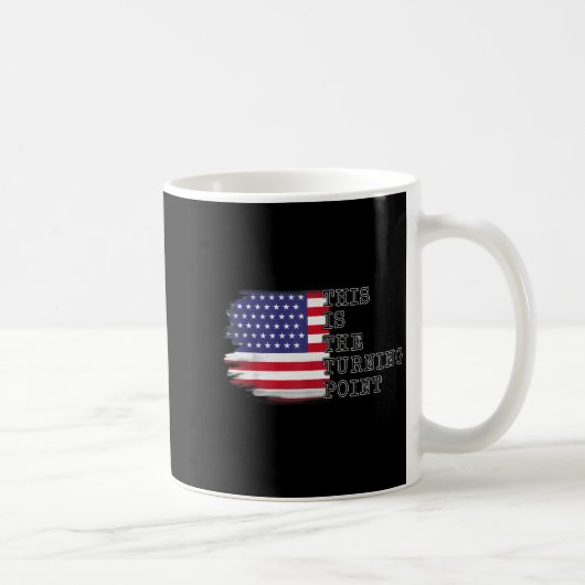 This Is The Turning Int Tee Usa Flag For Men Women Koffiemok (Rechts)
