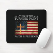 This Is The Turning Point Patriotic Christian Fait Muismat (Met muis)