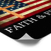 This Is The Turning Point Patriotic Christian Fait Poster (Hoek)