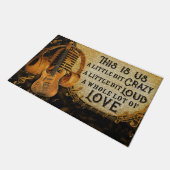 This Is Us Doormat, Instrument Mat Gift (Schuin)