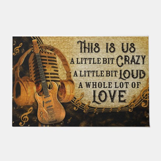 This Is Us Doormat, Instrument Mat Gift (Voorkant)