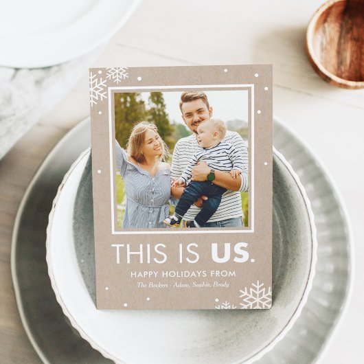 This Is Us Kerst Foto Kaart Kraft