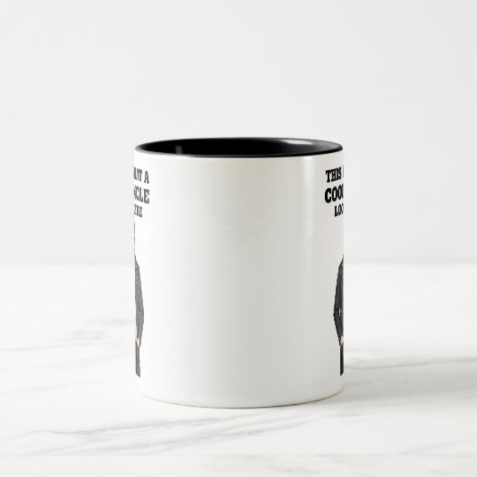 This Is What a Cool Uncle Looks Like Mug Tweekleurige Koffiemok (Center)