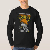 This Is What A Perfect Construction Worker Looks L T-shirt (Voorkant)
