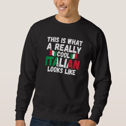 this is what a really cool Italian Italy Italian I Trui (Voorkant)