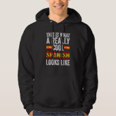 this is what a really cool Spanish looks like Span Hoodie (Voorkant)